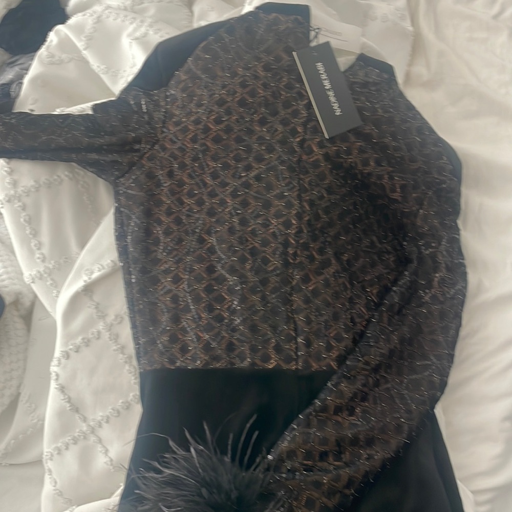 Rachel black jumpsuit NWT size L never worn